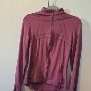 Chic Purple Full-Zip Jacket